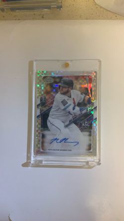 2021 Topps Chrome Max Muncy All Star Auto /125