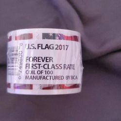 Forever Stamps 10 Roll Of 1100 First Class USPS Stamp 2017 U.S. Flag Photo Postage