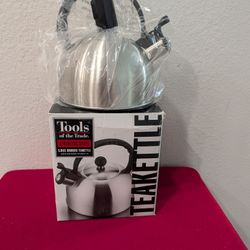 Tools of the Trade 1.5 qt. Brushed Stainless Steel Teakettle. 