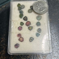 Watermelon Tourmaline Slices 
