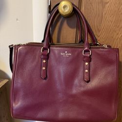 Kate Spade New York Staci Satchel Medium - Burgundy 