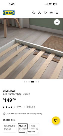 Ikea queen bed frame