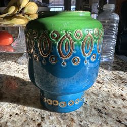 Vintage Vase- 1950s Aldo Londi for Bitossi-Rosenthal Vetter Vase-SIGNED&NUMBERED 