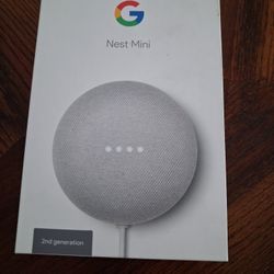 Google Nest Mini (2nd Generation) smart speaker. 