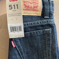 NEW Levi Boys Jeans 511Slim - 4T