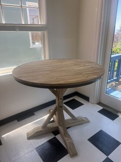 Brand New Round Dining Table + 2 Chairs