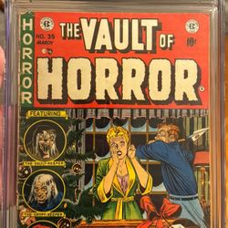 The Vault Of Horror #35 Golden Age CGC CBCS Marvel DC Comics MCU DCU EC Spider-Man Batman Christmas PCH