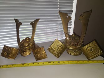 Vintage Massive Japanese Samurai Helmet's