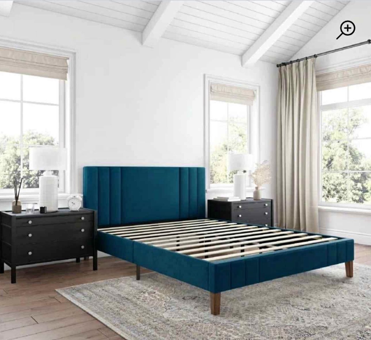 Free Delivery Teal Blue Full Size Bed Frame
