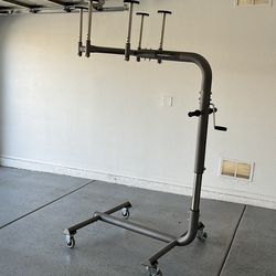 Roll and jack Jeep hard top lift