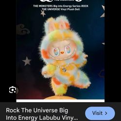 Rock The Universe Big Into Energy Vinyl Labubu “Brand new” Still In Box!