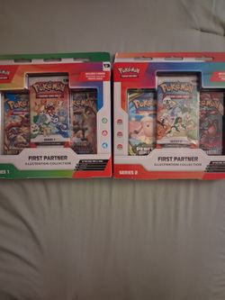 Pokemon " First partner illustration collection " Series 1 & series 2