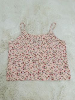 Forever 21 pink floral top