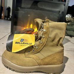 2 Pairs of Belleville Army boots, C290 Size men's 7.5