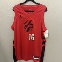 Yang Hansen 16 Portland Blazers Jersey Size M-XL