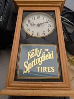 kelly Springfield Tires clock
