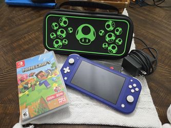 Nintendo Switch With Game And Case