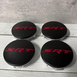 63mm SRT matte Wheel Rim Center Caps See All 12 Pics On This Ad Sold Separately SHIPPING AVAILABLE