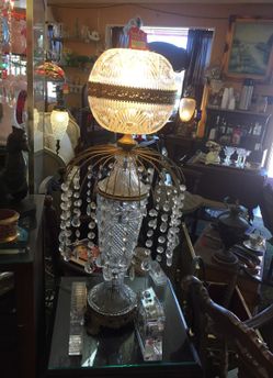 Lovely crystal lamp
