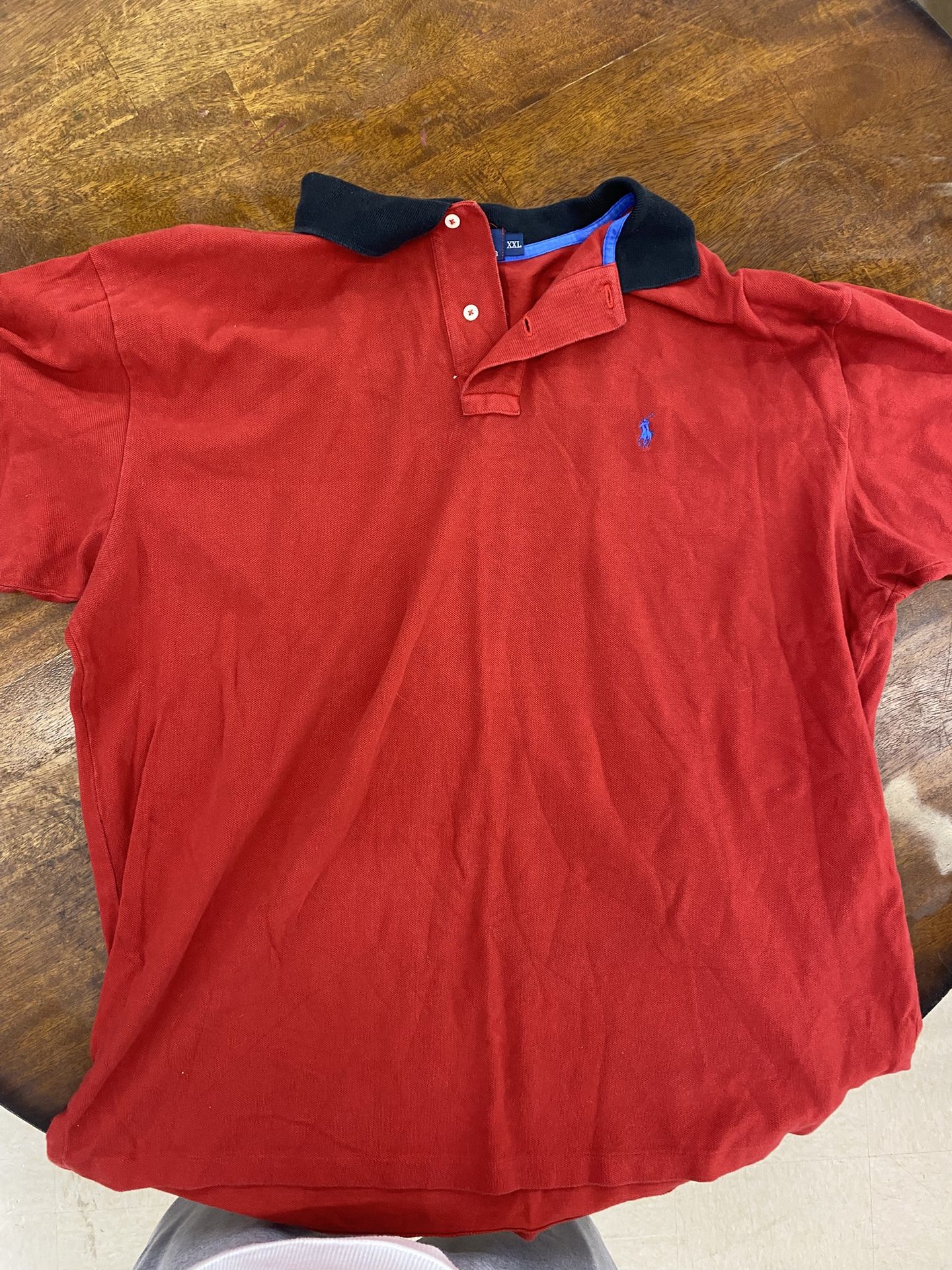 Red polo Ralph Lauren shirt XXL.