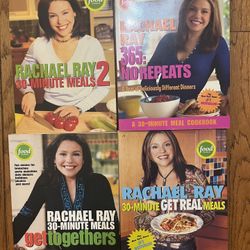 4 Rachael Ray Cookbooks