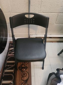 Black Folder Chairs, lot of 20