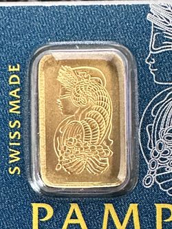 💰1 Gram PAMP Suisse Lady Fortuna Gold Bar – .9999 Fine Gold 💰