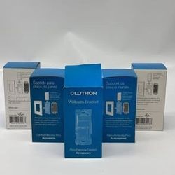 5 Pack Lutron PICO-WBX-ADAPT Caseta Smart Lighting Wall Plate Bracket for Pico Smart Remote 
