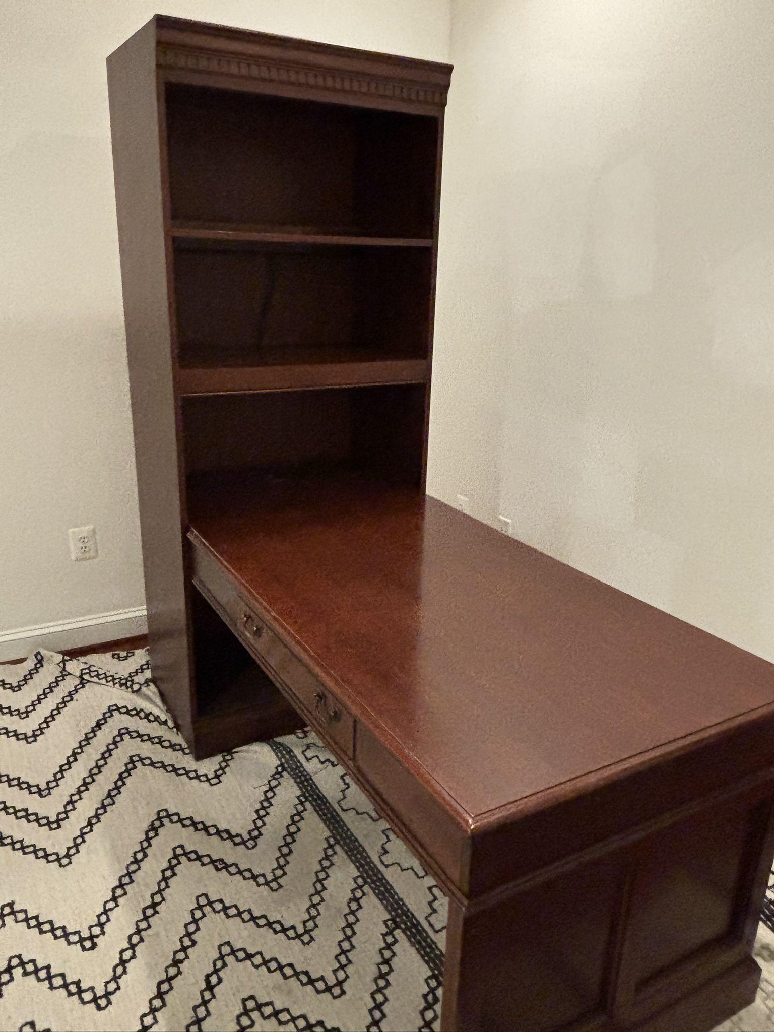 Hooker Furniture - Cherrywood Desk And Bookshelf
