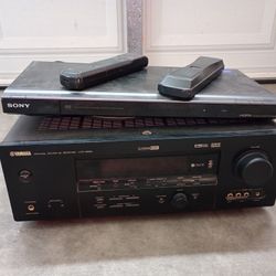 Sony Dvd Player And Yamaha Receiver 
