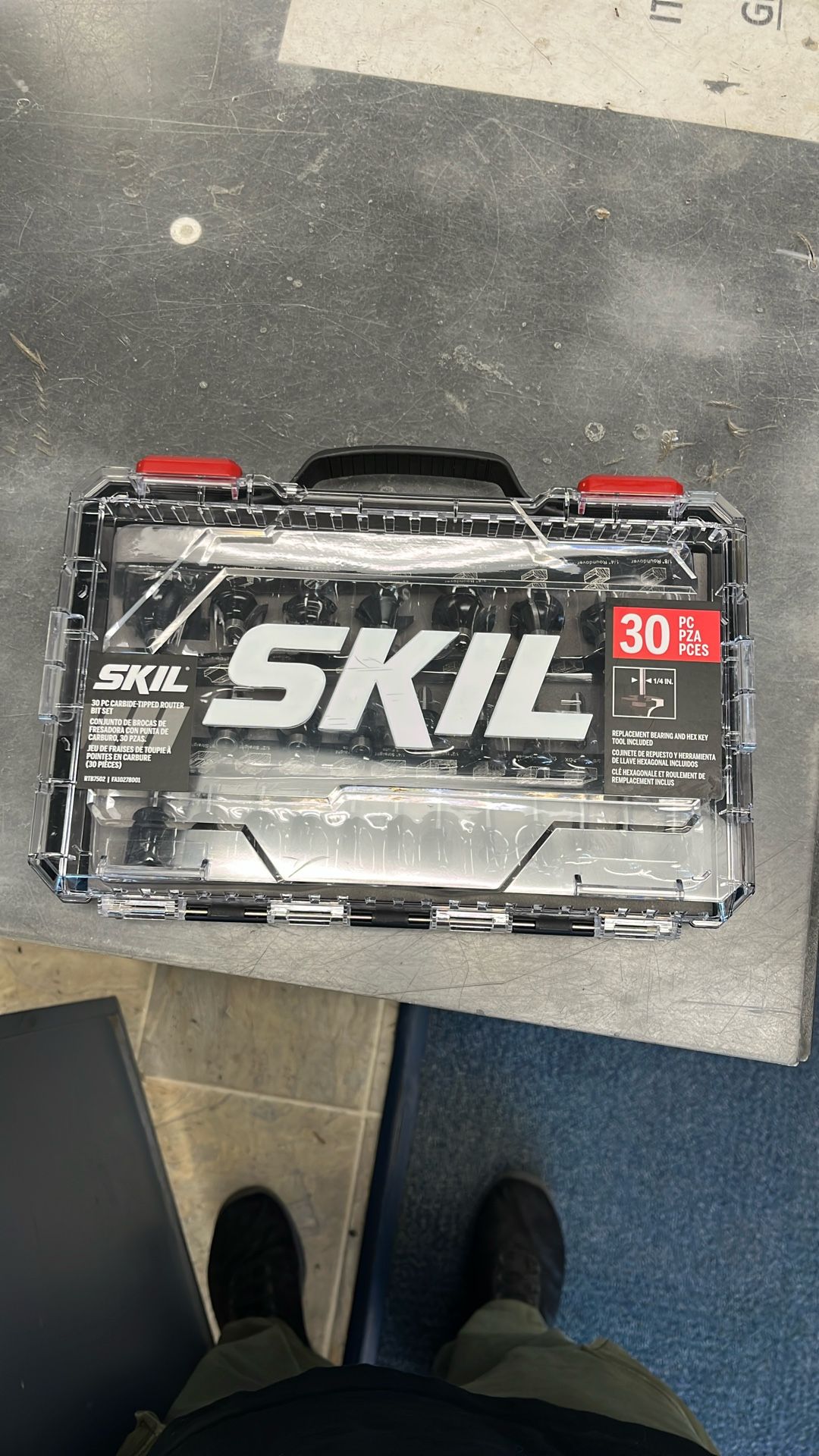 Skil 30pc Carbide-Tipped Router But Set Model RTB7502