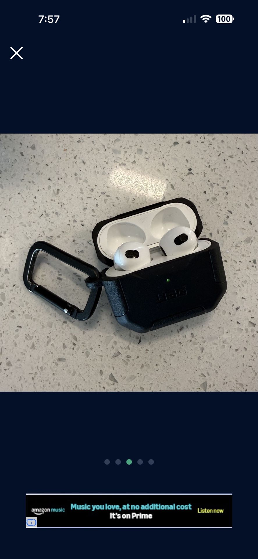 AIRPODS 3rd Generation With UAG CASE