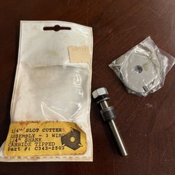 Slot Cutter 1/4” Shank