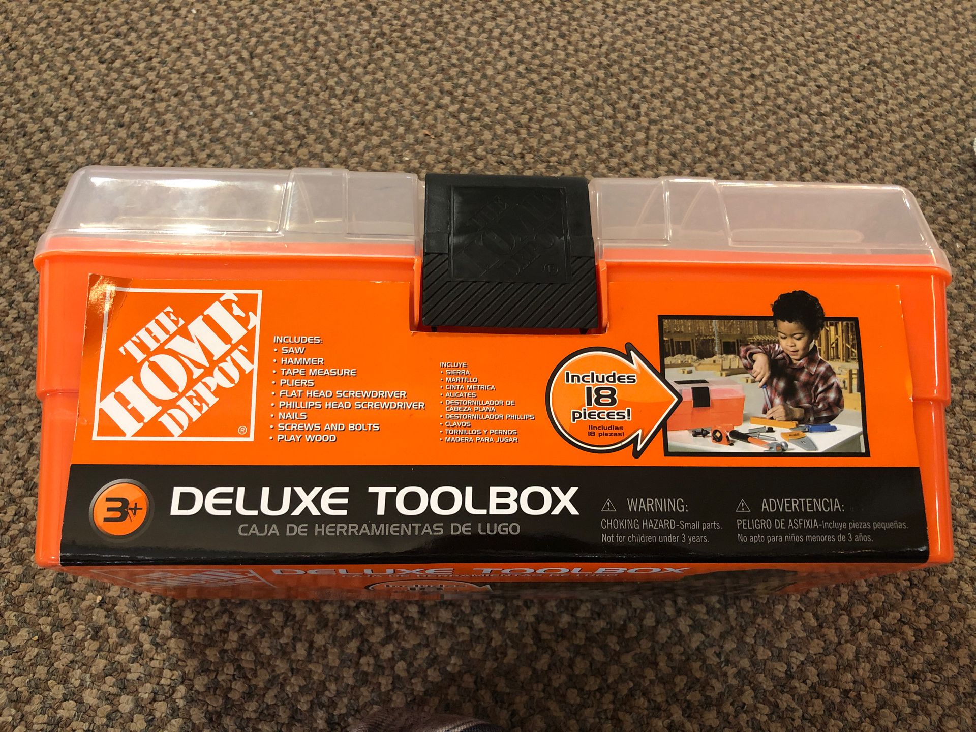 Home Depot Kids Deluxe Tool Box