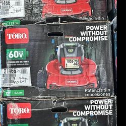 Brand New  Lawn Mowers Cordless Battery And Charger 60Volt Including 