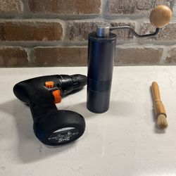 Hand Coffee Grinder & Drill For Electrifying