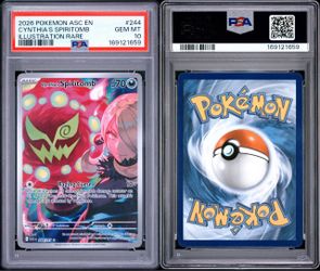 PSA 10 Cynthia’s Spiritomb #244 Illustration Rare – Ascended Heroes – Pokemon TCG Card