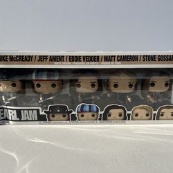 PEARL JAM Funko Pop 5-Pack Figures Set In Box Eddie Vedder