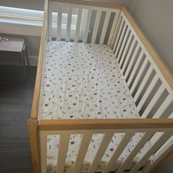 Baby Crib With Mattress