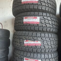 New Tires Installed/ Llantas Nuevas Instaladas 275/55/20 Land Spider Tires