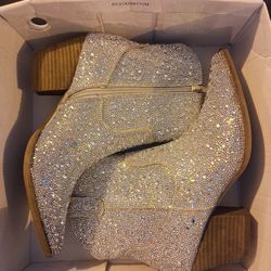Womens Rhinestone Cowboy Boots