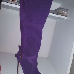 New purple boots