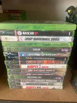 Original Xbox video game sale!