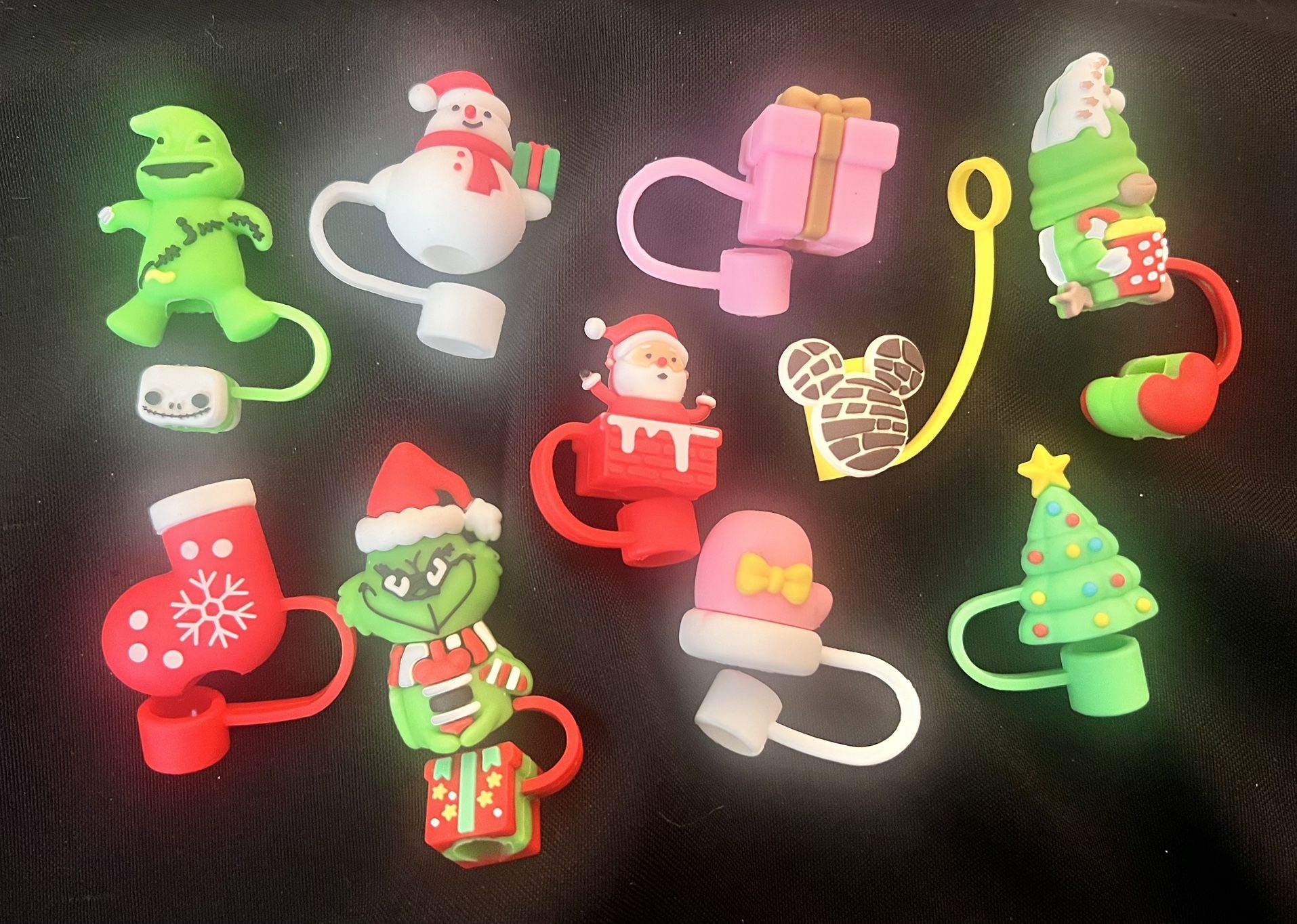 Holiday & Cup Design Stanley Straw Toppers