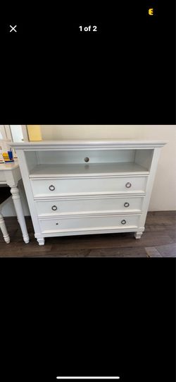 White dresser