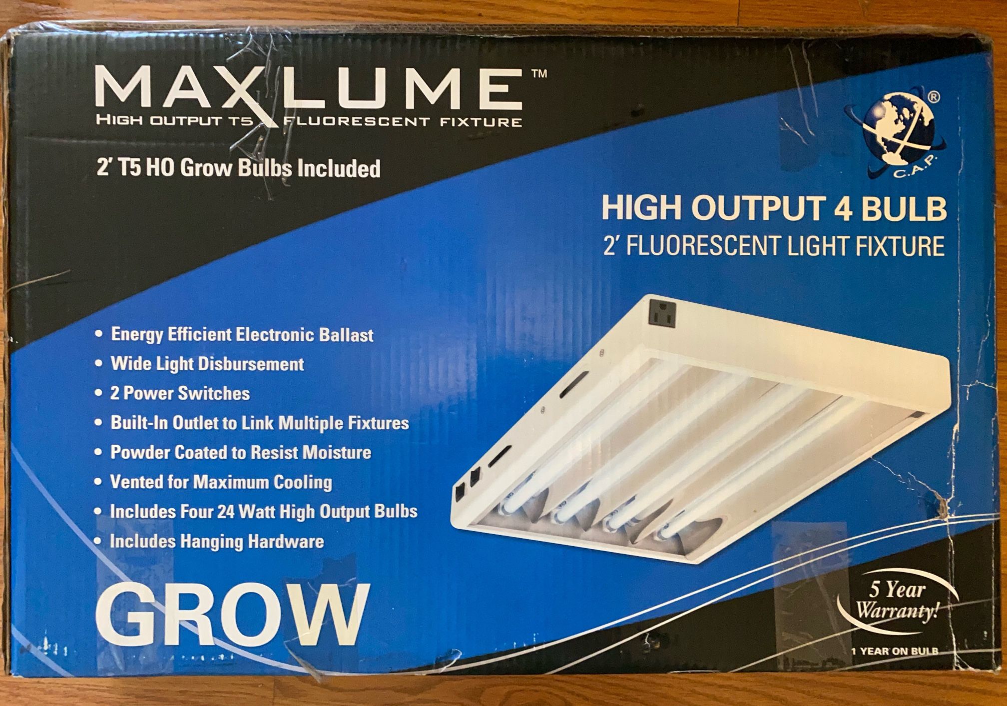 Maxlume 2ft 4 Bulb T5 High Output (2 Available)