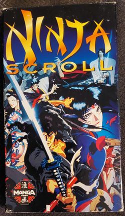 Vintage 1995 Ninja Scroll VHS Tape - Rare English Dubbed Version - Manga - Anime - Classic
