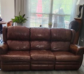 Leather sofa