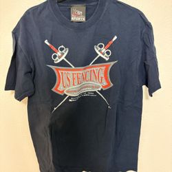 Disney US Fencing Competition Vintage 2000 T Shirt XL