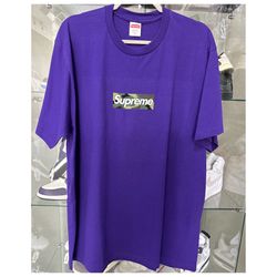 Supreme Box Logo Tee Purple